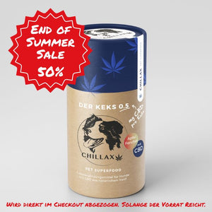 Hundekekse - Apfel-Fenchel - 0.5 mg CBD - Total 120 mg CBD (vegan)